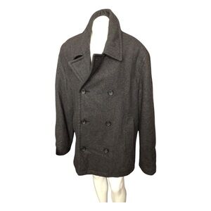 Merona Vintage Charcoal Pea Coat for Men size XL/TG